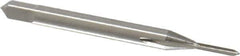 OSG - #00-96 UNC 2 Flute Bright Finish High Speed Steel Straight Flute Standard Hand Tap - Bottoming, Right Hand Thread, 1-9/16" OAL, 1/4" Thread Length, H2 Limit, Oversize - Eagle Tool & Supply