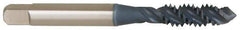 OSG - 7/16-14 UNC 3 Flute Bottoming Spiral Flute Tap - High Speed Steel, TiCN Finish, 3-5/32" OAL, Right Hand Flute, Right Hand Thread, H3, Series 107 - Eagle Tool & Supply