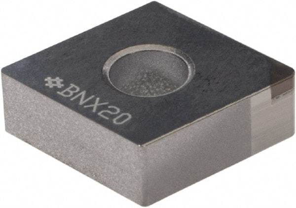 Sumitomo - NU-CNMA432 Grade BNX20 PCBN Turning Insert - Uncoated, 80° Diamond, 1/2" Inscr Circle, 3/16" Thick, 1/32" Corner Radius - Eagle Tool & Supply