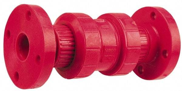 NIBCO - 1-1/2" PVDF Check Valve - Flanged, 1,360 WOG - Eagle Tool & Supply