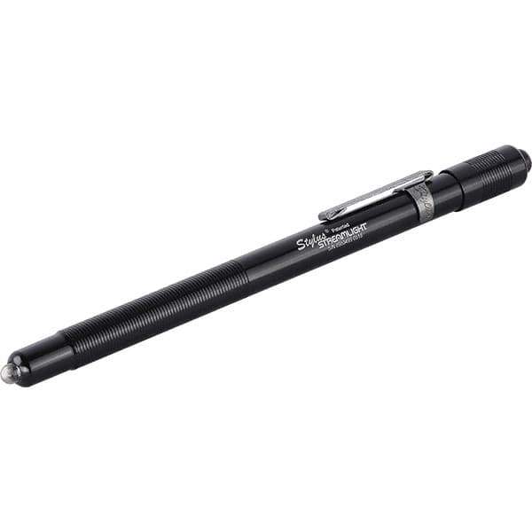 Streamlight - Blue LED Bulb, 2 Lumens, Mini Flashlight - Black Aluminum Body, 3 AAAA Alkaline Batteries Included - Eagle Tool & Supply