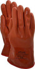 SHOWA - Size L (9), 12" Long, PVC Chemical Resistant Gloves - Eagle Tool & Supply