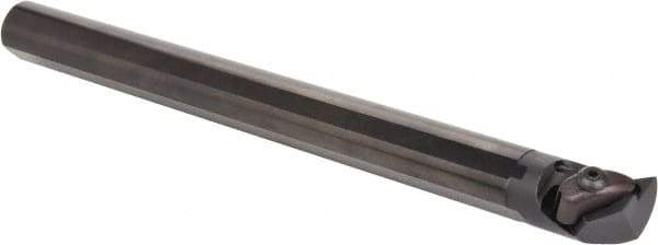 Kennametal - 1.3" Min Bore Diam, 12" OAL, 1" Shank Diam, A-DDUN-KC Indexable Boring Bar - DN.. Insert, Clamp Holding Method - Eagle Tool & Supply