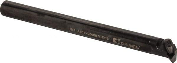 Kennametal - 1.3" Min Bore Diam, 12" OAL, 1" Shank Diam, A-DDUN-KC Indexable Boring Bar - DN.. Insert, Clamp Holding Method - Eagle Tool & Supply