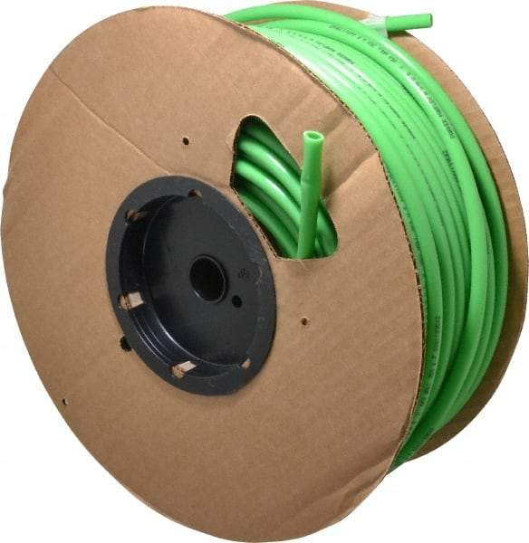 Parker - 0.275" ID x 3/8" OD, 3/64" Wall Thickness, 250' Long, Nylon Tube - Green, 250 Max psi, -65 to 200°F - Eagle Tool & Supply