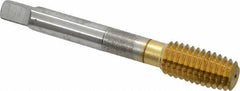 OSG - 7/16-14 UNC H5 Thread Limit Plug Thread Forming Tap - Cobalt, TiN Finish, 3-5/32" OAL, 1-7/16" Thread Length, Right Hand Thread, Series HY-PRO NRT - Eagle Tool & Supply