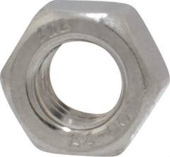 Value Collection - M5x0.80 Metric Coarse Stainless Steel Right Hand Hex Nut - 8mm Across Flats, 4mm High, Uncoated - Eagle Tool & Supply