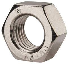 Value Collection - M24x3.00 Metric Coarse Stainless Steel Right Hand Hex Nut - 36mm Across Flats, 19mm High, Uncoated - Eagle Tool & Supply