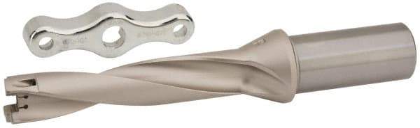 Iscar - 0.787 to 0.823" Diam, 5xD, 3.94" Max Depth, 1" Shank Diam, 7.2" OAL, Replaceable Tip Drill - IDI-SG, IDI-SK Insert, 20 Seat Size, DCM Toolholder, Series ChamDrill - Eagle Tool & Supply