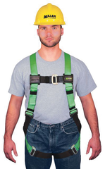 Miller HP Series Non-Stretch Harness w/Friction Buckle Shoulder Straps; Mating Buckle Leg Straps & Mating Buckle Chest Strap - Eagle Tool & Supply