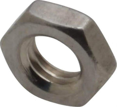 Value Collection - M5x0.80 Metric Coarse Stainless Steel Right Hand Hex Jam Nut - 8mm Across Flats, 2.7mm High, Uncoated - Eagle Tool & Supply