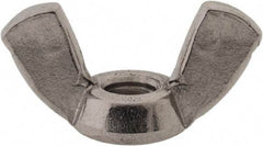 Value Collection - M6x1.00 Metric Coarse, Stainless Steel Standard Wing Nut - Grade 316, Austenitic Grade A4, 27.5mm Wing Span, 13.6mm Wing Span - Eagle Tool & Supply