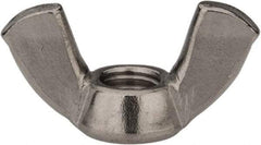 Value Collection - M8x1.25 Metric Coarse, Stainless Steel Standard Wing Nut - Grade 316, Austenitic Grade A4, 30.3mm Wing Span, 14.8mm Wing Span - Eagle Tool & Supply