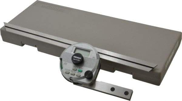Mitutoyo - 360° Measuring Range, Digital Protractor - 0.01° Resolution, Accuracy Up to 0.03°, CR2032 Lithium Battery Not Included - Eagle Tool & Supply