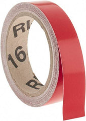 NMC - Red Solid Color Vinyl Tape - 1" Wide x 30' Long x 0.002" Thick, General Traffic - Eagle Tool & Supply