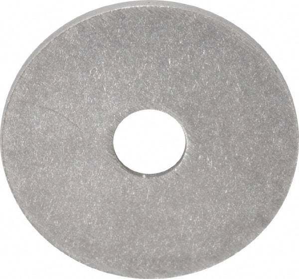 Value Collection - M3 Screw, Grade 18-8 Stainless Steel Fender Flat Washer - 3.2mm ID x 14mm OD, Plain Finish - Eagle Tool & Supply