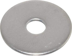 Value Collection - M5 Screw, Grade 18-8 Stainless Steel Fender Flat Washer - 5.3mm ID x 20mm OD, Plain Finish - Eagle Tool & Supply
