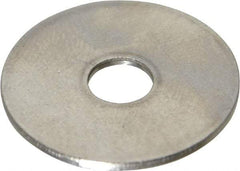 Value Collection - M6 Screw, Grade 18-8 Stainless Steel Fender Flat Washer - 6.4mm ID x 24mm OD, 1.2mm Thick, Plain Finish - Eagle Tool & Supply