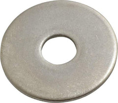 Value Collection - M8 Screw, Grade 18-8 Stainless Steel Fender Flat Washer - 8.4mm ID x 24mm OD, 1.5mm Thick, Plain Finish - Eagle Tool & Supply