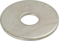 Value Collection - M12 Screw, Grade 18-8 Stainless Steel Fender Flat Washer - 13mm ID x 40mm OD, 2.5mm Thick, Plain Finish - Eagle Tool & Supply