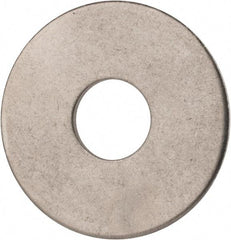 Value Collection - M14 Screw, Grade 18-8 Stainless Steel Fender Flat Washer - 15mm ID x 45mm OD, 2.5mm Thick, Plain Finish - Eagle Tool & Supply