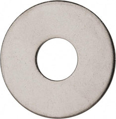 Value Collection - M20 Screw, Grade 18-8 Stainless Steel Fender Flat Washer - 21mm ID x 60mm OD, 3mm Thick, Plain Finish - Eagle Tool & Supply