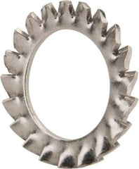 Value Collection - M22 Screw, 23mm ID, Stainless Steel External Tooth Lock Washer - 36mm OD, Uncoated, Grade 18-8 & Austenitic A2 - Eagle Tool & Supply