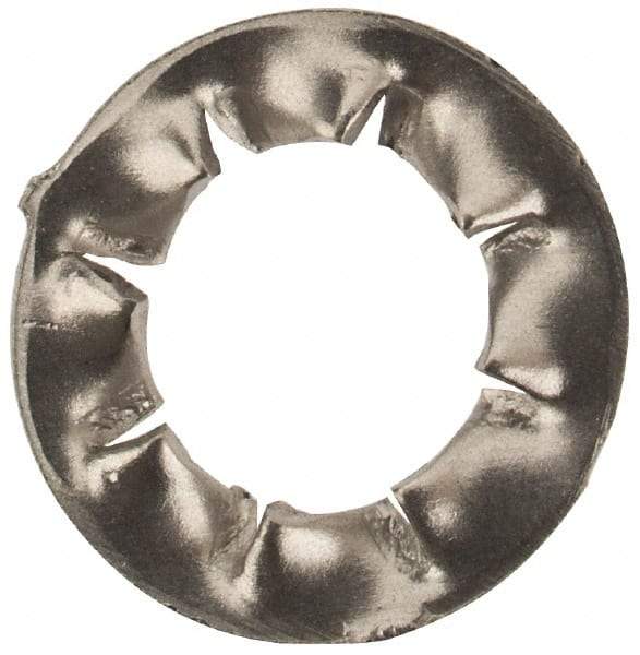 Value Collection - M5 Screw, 5.3mm ID, Stainless Steel Internal Tooth Lock Washer - 10mm OD, Uncoated, Grade 18-8 & Austenitic A2 - Eagle Tool & Supply