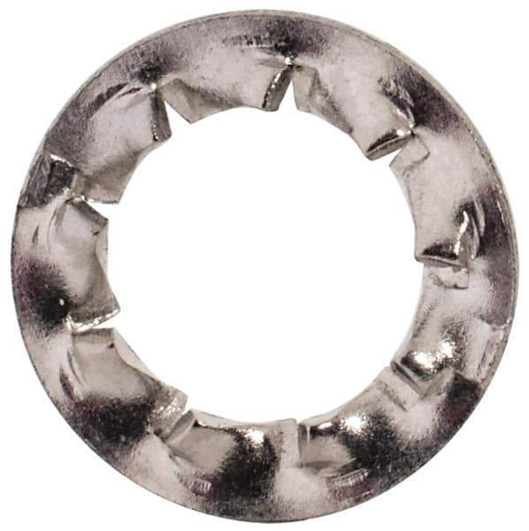 Value Collection - M6 Screw, 6.4mm ID, Stainless Steel Internal Tooth Lock Washer - 11mm OD, Uncoated, Grade 18-8 & Austenitic A2 - Eagle Tool & Supply