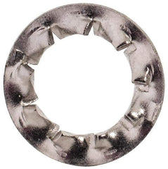 Value Collection - M6 Screw, 6.4mm ID, Stainless Steel Internal Tooth Lock Washer - 11mm OD, Uncoated, Grade 18-8 & Austenitic A2 - Eagle Tool & Supply