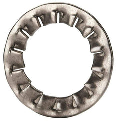 Value Collection - M14 Screw, 15mm ID, Stainless Steel Internal Tooth Lock Washer - 24mm OD, Uncoated, Grade 18-8 & Austenitic A2 - Eagle Tool & Supply