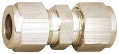 Parker - 3/16" OD, Stainless Steel Union - -425 to 1,200°F, 7/16" Hex, Comp x Comp Ends - Eagle Tool & Supply