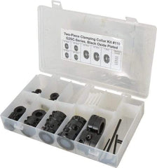 Climax Metal Products - Shaft & Collar Clamp Kits Type: Two Piece Split Collar Kit Material: Mild Steel-Black Oxide Plated - Eagle Tool & Supply