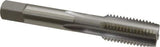 OSG - M16x2.00 Metric Coarse 6H 4 Flute Bright Finish High Speed Steel Straight Flute Standard Hand Tap - Plug, Right Hand Thread, 3-13/16" OAL, 1-13/16" Thread Length, D7 Limit, Oversize - Eagle Tool & Supply