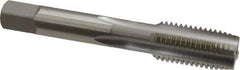 OSG - M16x2.00 Metric Coarse 6H 4 Flute Bright Finish High Speed Steel Straight Flute Standard Hand Tap - Plug, Right Hand Thread, 3-13/16" OAL, 1-13/16" Thread Length, D7 Limit, Oversize - Eagle Tool & Supply