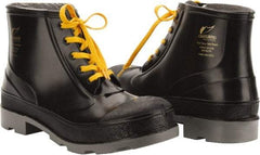 Dunlop Protective Footwear - Men's Size 12 Medium Width Steel Work Boot - Black, Polyurethane, PVC Upper, 6" High, Chemical Resistant, Non-Slip - Eagle Tool & Supply