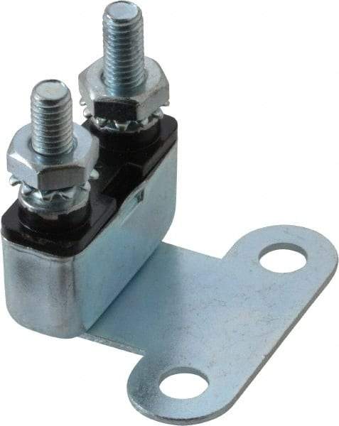 Value Collection - 40 Amp Automotive Heavy Duty Stud Terminal Circuit Breaker - Bracket Mount, 1.09" Long x 0.402" Wide 0.63" High - Eagle Tool & Supply