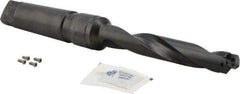 Allied Machine and Engineering - Series 1, 13/16" Max Diam, 4MT Taper Shank, Helical Flute Spade Drill - 4-3/4" Max Depth, Standard Length - Eagle Tool & Supply