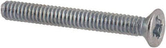 Value Collection - M2x0.40 Metric Coarse, 16mm OAL Phillips Drive Machine Screw - Flat Head, Grade 4.8 Steel, Zinc-Plated Finish, Without Washer - Eagle Tool & Supply