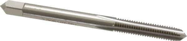 OSG - #5-44 UNF 3B 3 Flute Bright Finish High Speed Steel Straight Flute Standard Hand Tap - Plug, Right Hand Thread, 1-15/16" OAL, 5/8" Thread Length, H1 Limit, Oversize - Eagle Tool & Supply