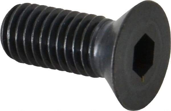 Holo-Krome - 1/2-13 UNC Hex Socket Drive, 82° Flat Screw - Alloy Steel, Black Oxide Finish, Fully Threaded, 1-1/4" OAL - Eagle Tool & Supply