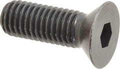 Holo-Krome - 1/2-13 UNC Hex Socket Drive, 82° Flat Screw - Alloy Steel, Black Oxide Finish, Fully Threaded, 1-1/2" OAL - Eagle Tool & Supply