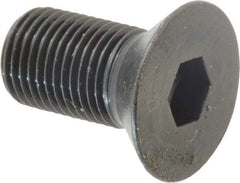 Holo-Krome - 1/2-20 UNF Hex Socket Drive, 82° Flat Screw - Alloy Steel, Black Oxide Finish, Fully Threaded, 1" OAL - Eagle Tool & Supply