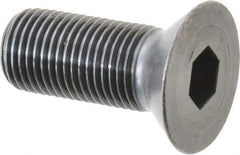 Holo-Krome - 1/2-20 UNF Hex Socket Drive, 82° Flat Screw - Alloy Steel, Black Oxide Finish, Fully Threaded, 1-1/4" OAL - Eagle Tool & Supply