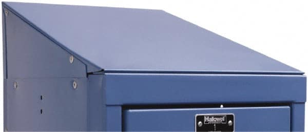 Hallowell - 12" Wide x 5" High x 15" Deep, Locker Slope Top - Eagle Tool & Supply