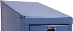 Hallowell - 12" Wide x 5" High x 15" Deep, Locker Slope Top - Eagle Tool & Supply