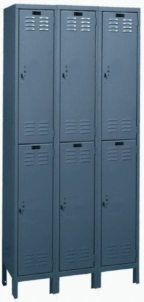 Hallowell - 6 Door, 2 Tier, ValueMax Wardrobe Lockers - Eagle Tool & Supply