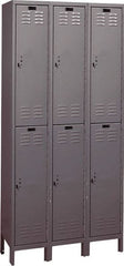 Hallowell - 6 Door, 2 Tier, ValueMax Wardrobe Lockers - Eagle Tool & Supply
