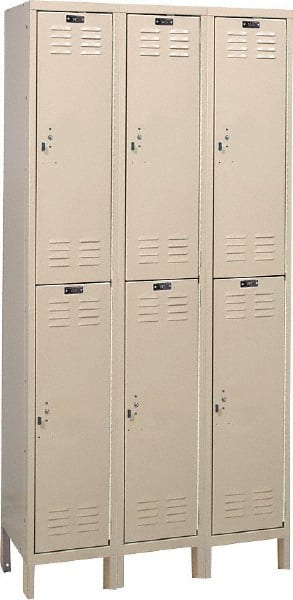Hallowell - 6 Door, 2 Tier, ValueMax Wardrobe Lockers - Eagle Tool & Supply