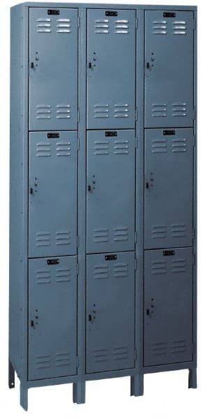 Hallowell - 9 Door, 3 Tier, ValueMax Wardrobe Lockers - Eagle Tool & Supply